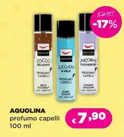 Acqua & Sapone AQUOLINA profumo capelli 100 ml offerta