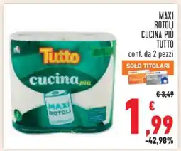 Conad MAXI ROTOLI CUCINA PIÙ TUTTO offerta