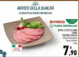Conad ARISTA A FETTE DI SUINO offerta
