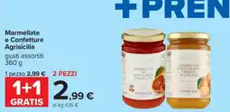 Carrefour Marmellate e Confetture Agrisicilia offerta