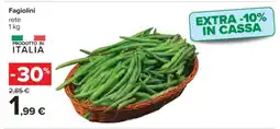 Carrefour Fagiolini offerta