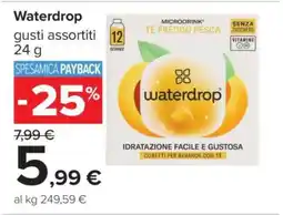 Carrefour Waterdrop gusti assortiti 24 g offerta