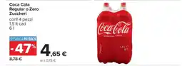 Carrefour Coca Cola Regular o Zero Zuccheri offerta