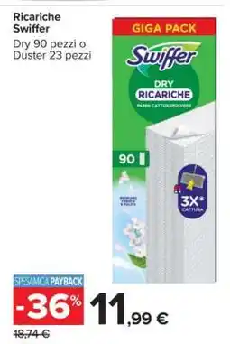 Carrefour RICARICHE SWIFFER offerta