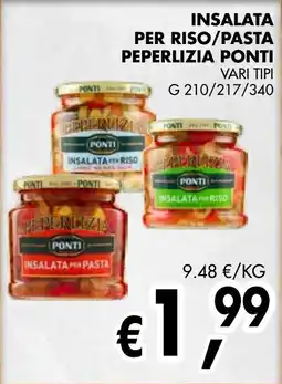 èccoMI Insalata per riso/pasta peperlizia Ponti offerta
