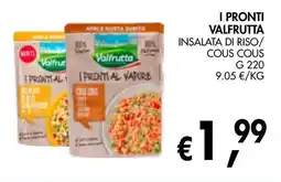 èccoMI I pronti valfrutta insalata di riso/ cous cous offerta