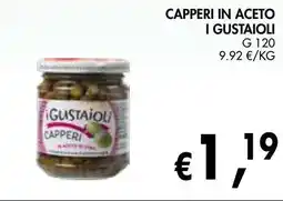 èccoMI Capperi in aceto I Gustaioli offerta