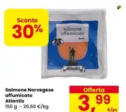 Eurospar Salmone Norvegese affumicato Atlantis offerta