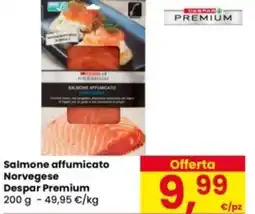 Eurospar Salmone affumicato Norvegese Despar Premium offerta