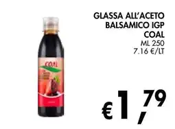 èccoMI Glassa all'aceto balsamico igp Coal offerta