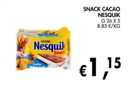 èccoMI Snack cacao Nesquik offerta