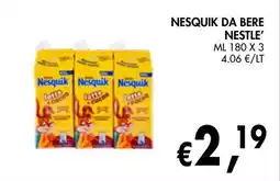 èccoMI Nesquik da bere Nestle' offerta