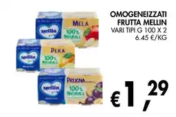èccoMI Omogeneizzati frutta Mellin offerta