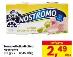Eurospar Tonno all'olio di oliva Nostromo offerta