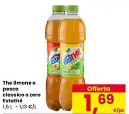 Eurospar The limone o pesca classico o zero Estathé offerta