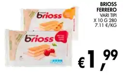èccoMI Brioss ferrero offerta