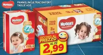 Maury's Huggies Pannolini Ultracomfort Taglie Ass. offerta