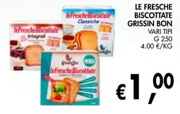 èccoMI Le fresche biscottate Grissin Bon offerta