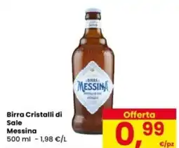 Eurospar Birra Cristalli di Sale Messina offerta