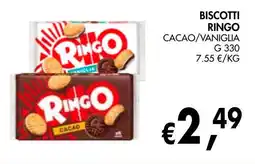 èccoMI Biscotti ringo cacao/vaniglia offerta