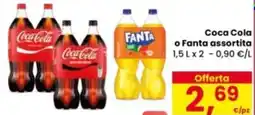 Eurospar Coca Cola o Fanta offerta