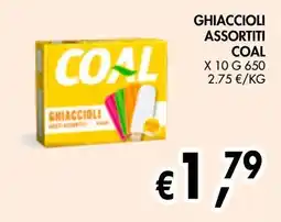 èccoMI Ghiaccioli assortiti Coal offerta