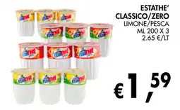 èccoMI Estathe' classico/zero limone/pesca offerta