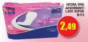Maury's Hydra Viva Assorbenti Lady Super 15 pz offerta