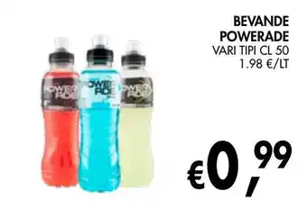 èccoMI Bevande Powerade offerta