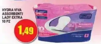 Hydra Viva Assorbenti Lady Extra 10 pz