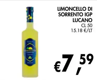 èccoMI Limoncello di sorrento igp lucano offerta