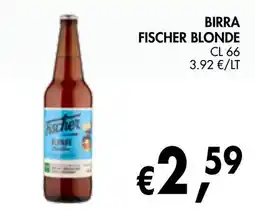 èccoMI Birra fischer blonde offerta