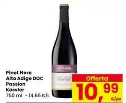 Eurospar Pinot Nero Alto Adige DOC Passion Kössler offerta
