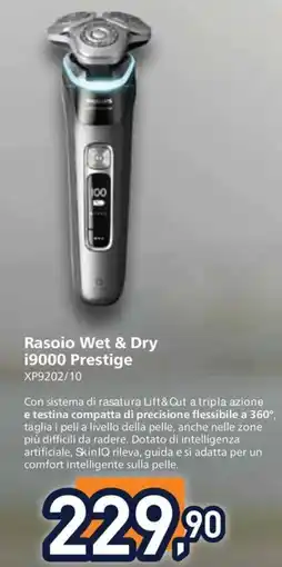 Unieuro Rasoio Wet & Dry i9000 Prestige XP9202/10 offerta