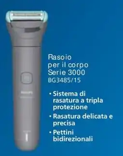 Unieuro Rasoio per il corpo Serie 3000 offerta