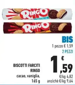Conad Biscotti farciti ringo offerta