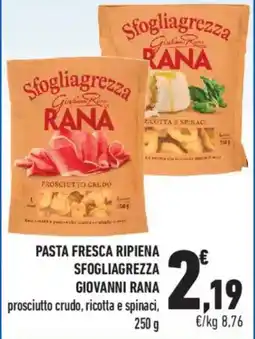 Conad Pasta fresca ripiena sfogliagrezza giovanni rana offerta