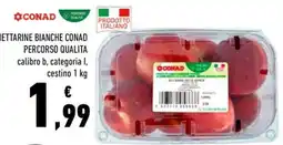 Conad Nettarine Bianche CONAD Percorso Qualità offerta