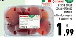 Conad Pesche gialle CONAD Percorso Qualita' offerta