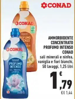 Conad Ammorbidente concentrato profumo intenso conad offerta