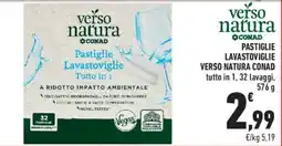 Conad Pastiglie Lavastoviglie Verso Natura Conad offerta