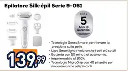Unieuro Epilatore Silk·épil Serie 9-061 offerta