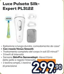 Unieuro Luce Pulsata Silk-Expert PL3122 offerta