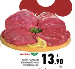 Conad Fettine Pizzaiola di Bovino Adulto Conad Percorso Qualita' offerta