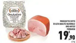 Conad Prosciutto Cotto Oro Antico Ferrarini offerta