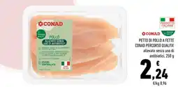 Conad PETTO DI POLLO CONAD PERCORSO QUALITA' offerta