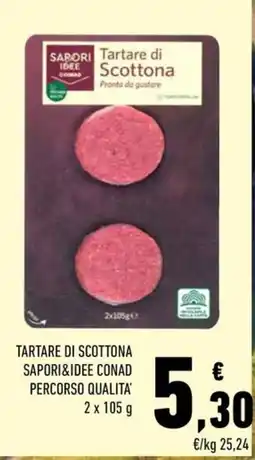 Conad Tartare di Scottona SaporI&Idee Conad offerta
