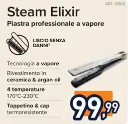 Unieuro Steam Elixir Piastra professionale a vapore offerta