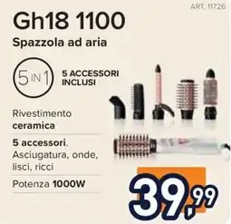 Unieuro Gh18 1100 Spazzola ad aria offerta