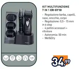 Unieuro KIT MULTIFUNZIONE 7 IN 1 ER-GY10 offerta